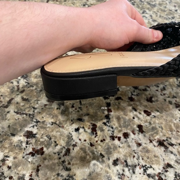 Joie Behold black woven leather slip-on mules - Picture 10 of 10